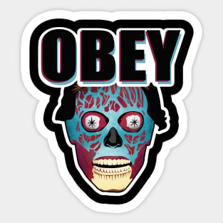 Obey They Live Sticker